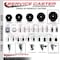 Service Caster 6'' Phenolic Swivel 1-3/4'' Expanding Stem Caster Total Lock Brake SCC-EXTTL20S615-PHS-134 - alternate 3